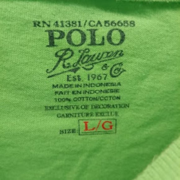 Mens Green Polo T-Shirt - Picture 2 of 6
